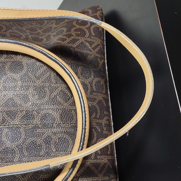 Calvin Klein Signature Monogram Satchel - Picture 13 of 13